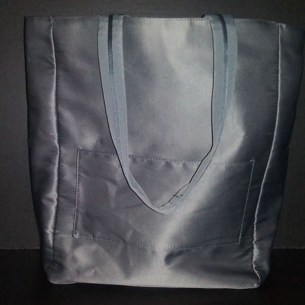 Gray shoulder bag